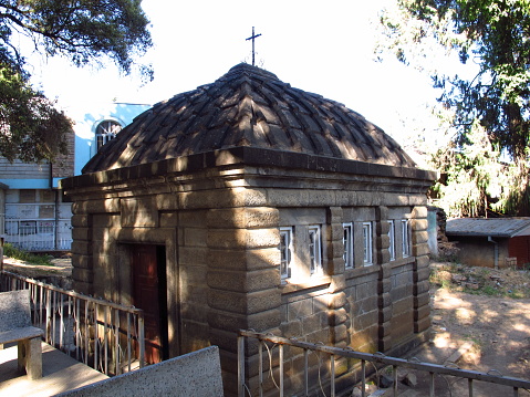 The old church in Addis Ababa, Ethiopia