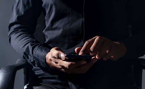 istock Connecting and communicating people through the network of the Internet 1936760680