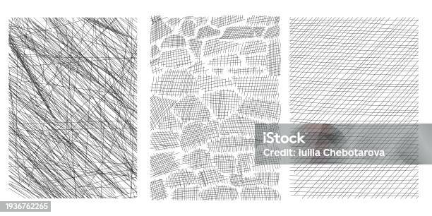 Crosshatch Pattern Vector Stock Illustration - Download Image Now ...