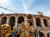 Verona Arena (Arena di Verona), a Roman amphitheatre with opera decoration