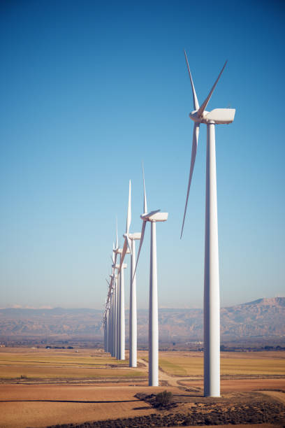 istock Wind turbines generators for renewable electricity production 1936903458
