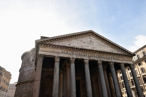 panteon, piazza della rotonda, rome, italy