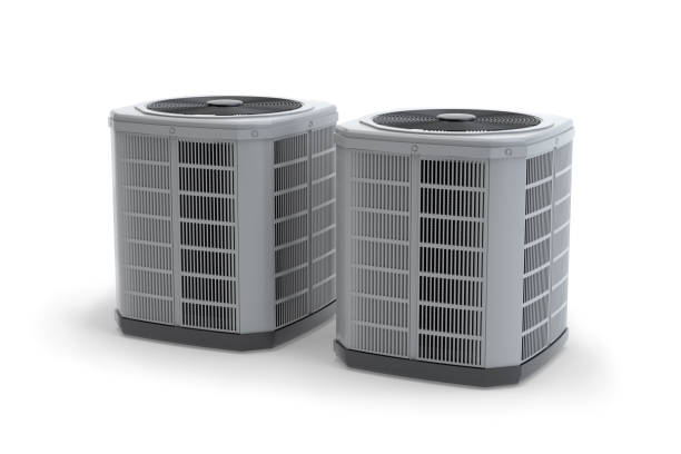 istock Air heat pumps, white background 1937045237