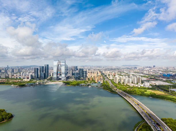 istock Suzhou Jinjihu Commercial District 1937064262