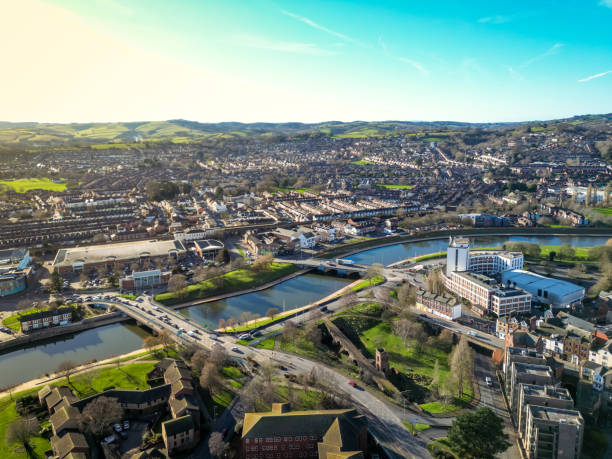 istock Exe Bridge South and Exe Bridge North in Exeter 1937068676