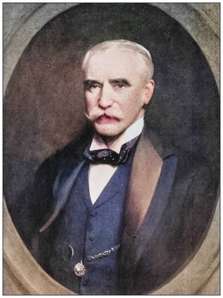 istock Antique photo of paintings: Man 1937109640