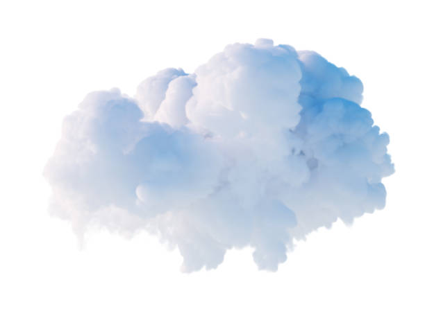istock 3d render, abstract cumulus, realistic cloud clip art isolated on white background 1937113546