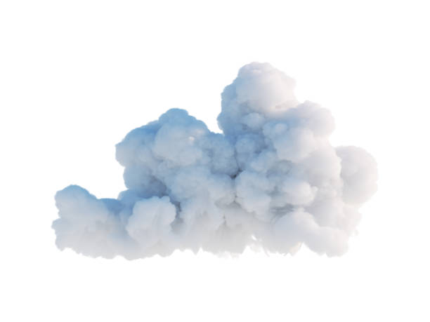 istock 3d render, abstract cumulus, realistic cloud clip art isolated on white background 1937114551