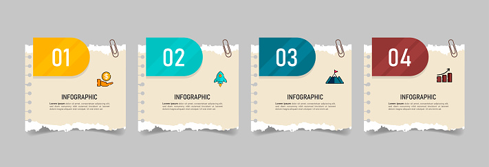 Infographic design business template vector