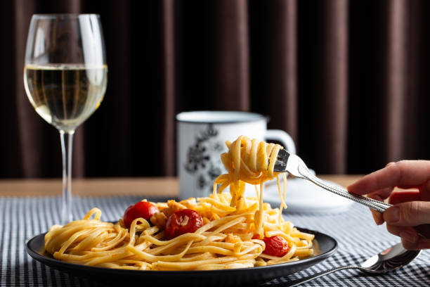 istock Italian spaghetti pasta with tomatoes 1937231976