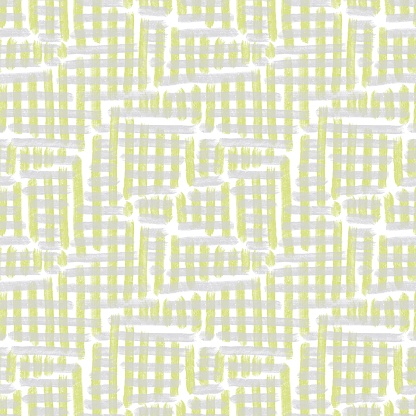 Seamless abstract geometric pattern. Simple background on light green, grey, white. Illustration. Abstract lines, polygons. Design for textile fabrics, wrapping paper, background, wallpaper, cover.