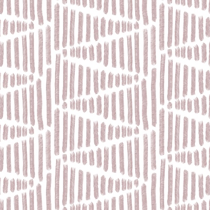 Seamless abstract geometric pattern. Simple background on beige, brown, pink, white colors. Illustration. Abstract lines. Design for textile fabrics, wrapping paper, background, wallpaper, cover.