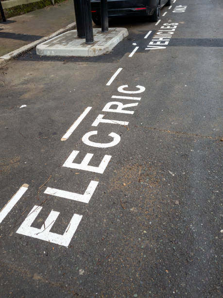 istock Newly installed electric vehicles charging point. 1937237981