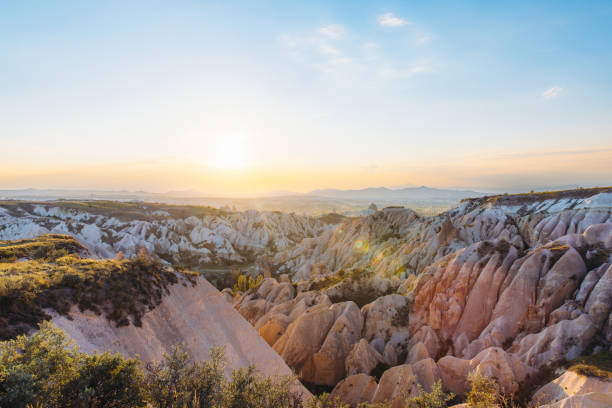 istock Dramatic Sunset Over Idyllic Rock Formations at Cappadocia, Turkey 1937238522