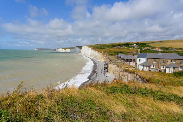 Birling Gap and the Seven Sisters cliffs near Eastbourne