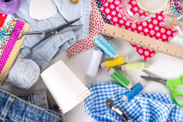 istock DIY upcycling ideas and materials background 1937280082