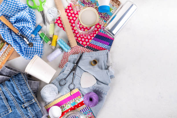 istock DIY upcycling ideas and materials background 1937282464