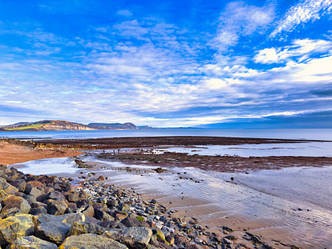 A photograph of Lyme Regis seafront in Dorset, UK