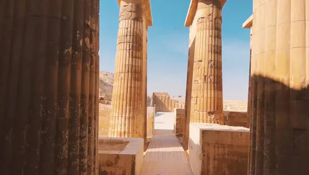 Temple at Saqqar Djosr pyramid