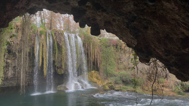 Kursunlu Waterfall Stock Photo Kurşunlu Waterfall, one of the landmarks of the Antalya Province of Turkey kursunlu waterfall stock pictures, royalty-free photos & images