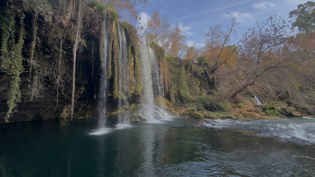 Kursunlu Waterfall Stock Photo Kurşunlu Waterfall, one of the landmarks of the Antalya Province of Turkey kursunlu waterfall stock pictures, royalty-free photos & images