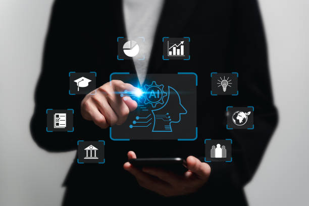 istock AI Business, Artificial intelligence technology, and daily life, World technology concept, Businesswomen use Smartphone AI application, Modern thinking with technology Help solve work problems. 1937425498