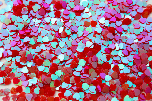 istock Background with small magenta hearts 1937427784