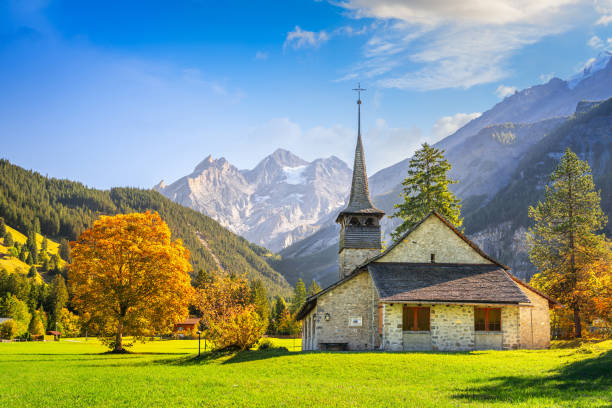istock Kandersteg, Switzerland at Marienkirche Chapel 1937440538