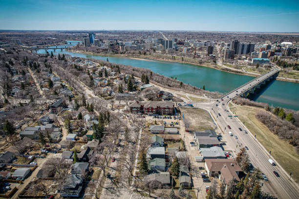 istock Varsity View Neighborhood Aerial View in Saskatoon 1937459977