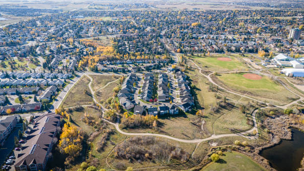 istock Wildwood Neighborhood Aerial View in Saskatoon 1937461663