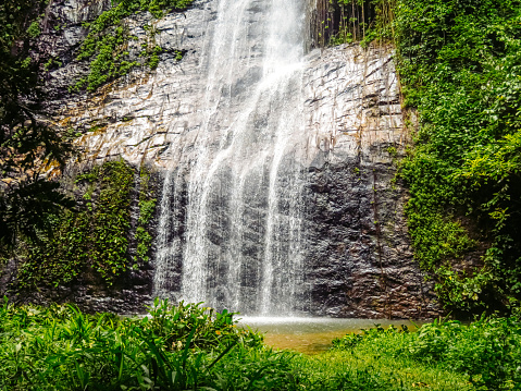 The waterfalls in Sossi, in the Republic of Congo.