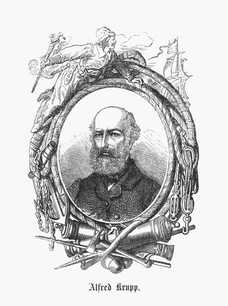 istock Alfred Krupp (German industrialist, 1812-1887), wood engraving, published in 1869 1937516087