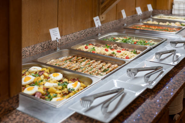 istock Delicious food on the buffet table in the restaurant 1937550132