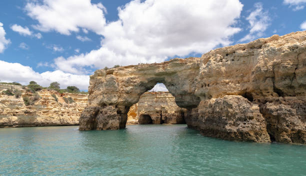 Cтоковое фото Rocky coast of Algarve in Portugal