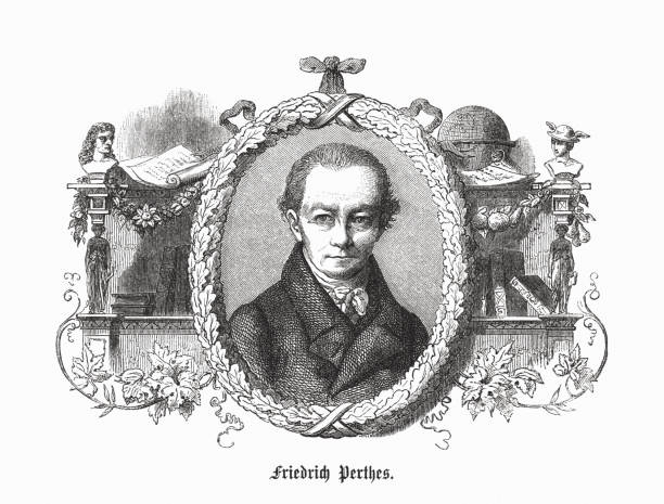 istock Friedrich Christoph Perthes (German publisher, 1772-1843), wood engraving, published 1869 1937555224