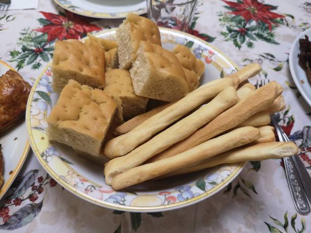 istock platter with focaccia, breadsticks and bread- 1937560589