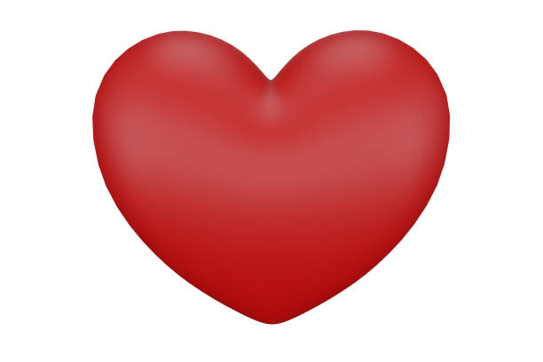 istock 3d rendering heart icon isolated on white background, valentine's day 1937643585