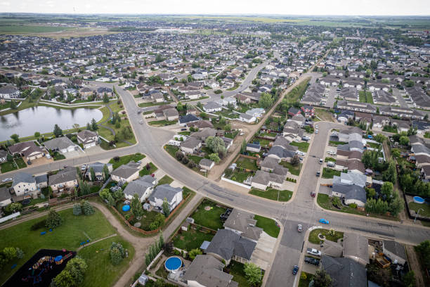 istock Aerial View of Warman, Saskatchewan 1937666295