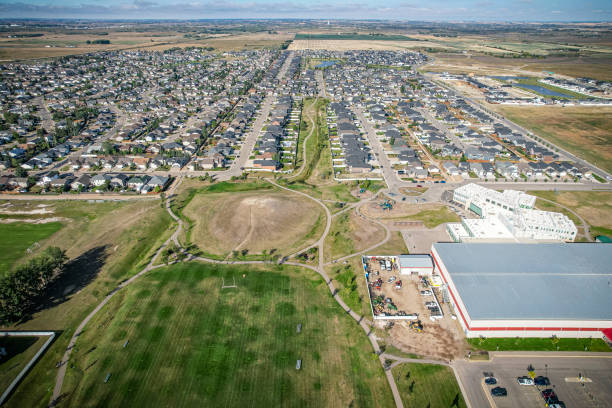 istock Warman, Saskatchewan in Summer Aerial View 1937666837