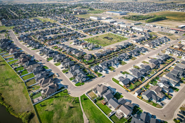 istock Warman, Saskatchewan in Summer Aerial View 1937666859