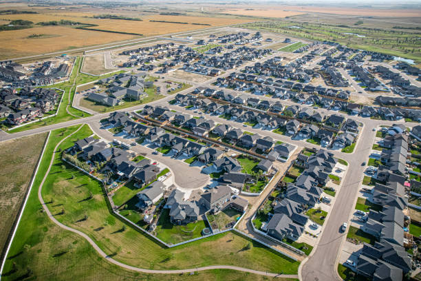 istock Warman, Saskatchewan in Summer Aerial View 1937667392