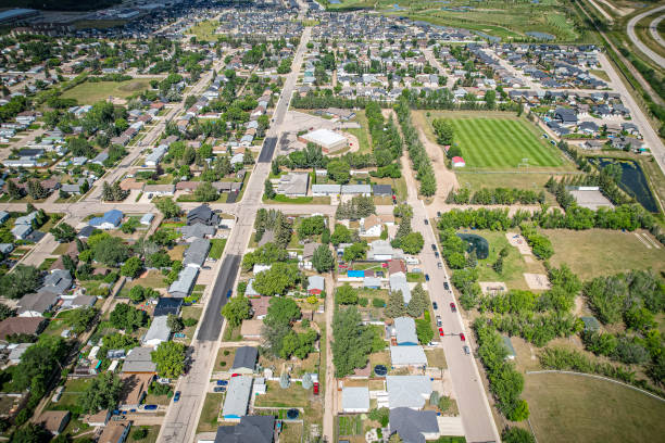 istock Warman, Saskatchewan in Summer Aerial View 1937667924