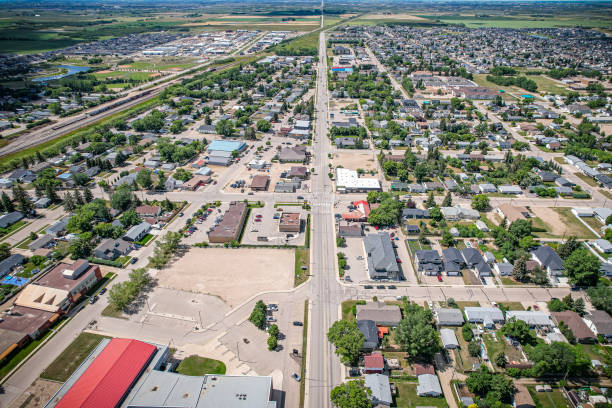 istock Warman, Saskatchewan in Summer Aerial View 1937667925