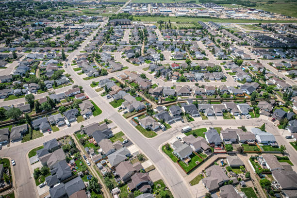 istock Warman, Saskatchewan in Summer Aerial View 1937668366