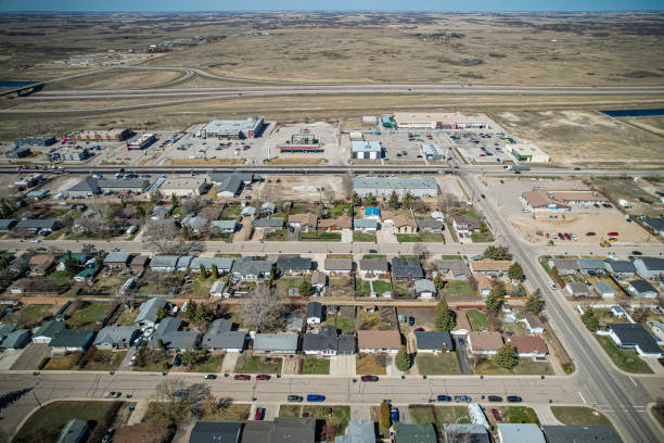 istock Aerial View of Martensville, Saskatchewan 1937675578