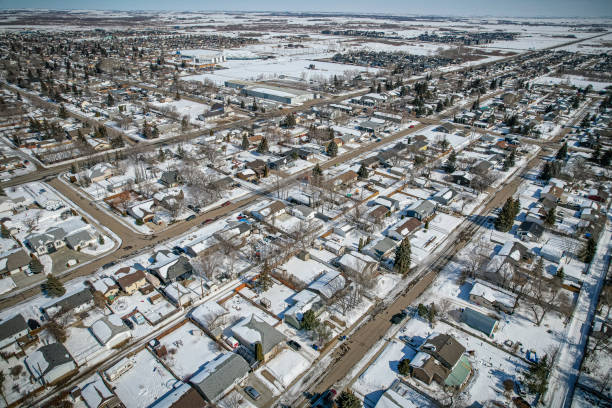 istock Aerial View of Martensville, Saskatchewan 1937675583