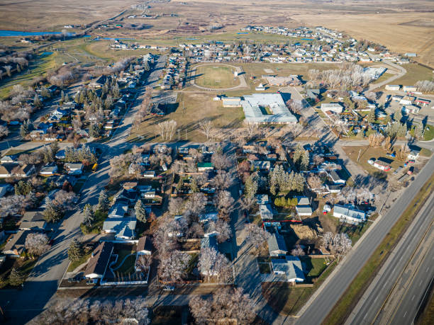 istock Aerial View of Delisle, Saskatchewan 1937684761