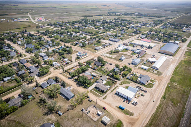 istock Aerial View of Hanley, Saskatchewan 1937685297