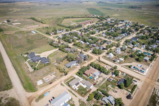 istock Aerial View of Hanley, Saskatchewan 1937685304
