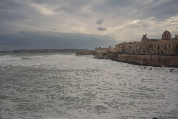 Storm on the Sicilian coast